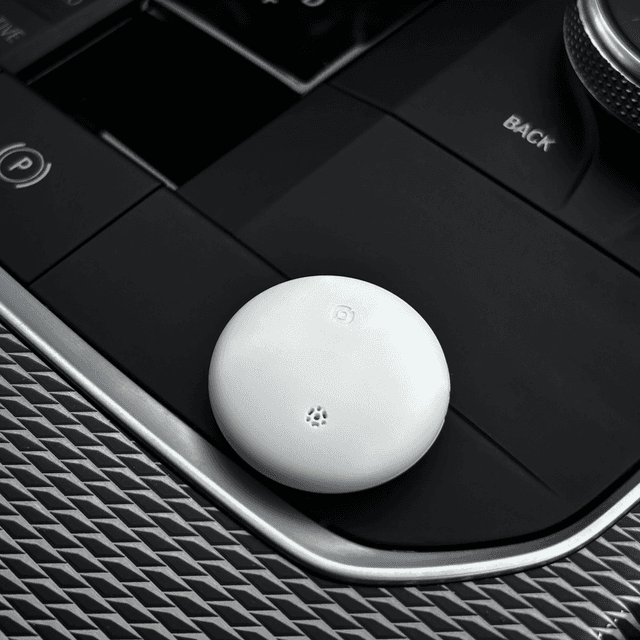 White Smart Tag on a car key