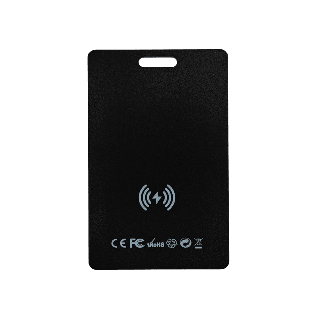 Tracking card back view